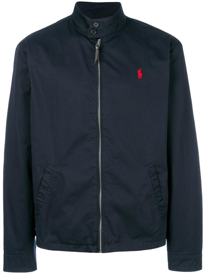 Polo Ralph Lauren Mockneck Zipped Jacket - Blue