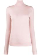 Rochas Heart Cut Out Jumper - Pink