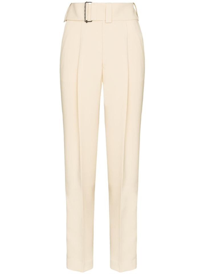 Hyke Motorcycle High-rise Trousers - Neutrals
