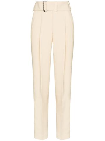 Hyke Motorcycle High-rise Trousers - Neutrals