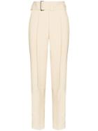Hyke Motorcycle High-rise Trousers - Neutrals