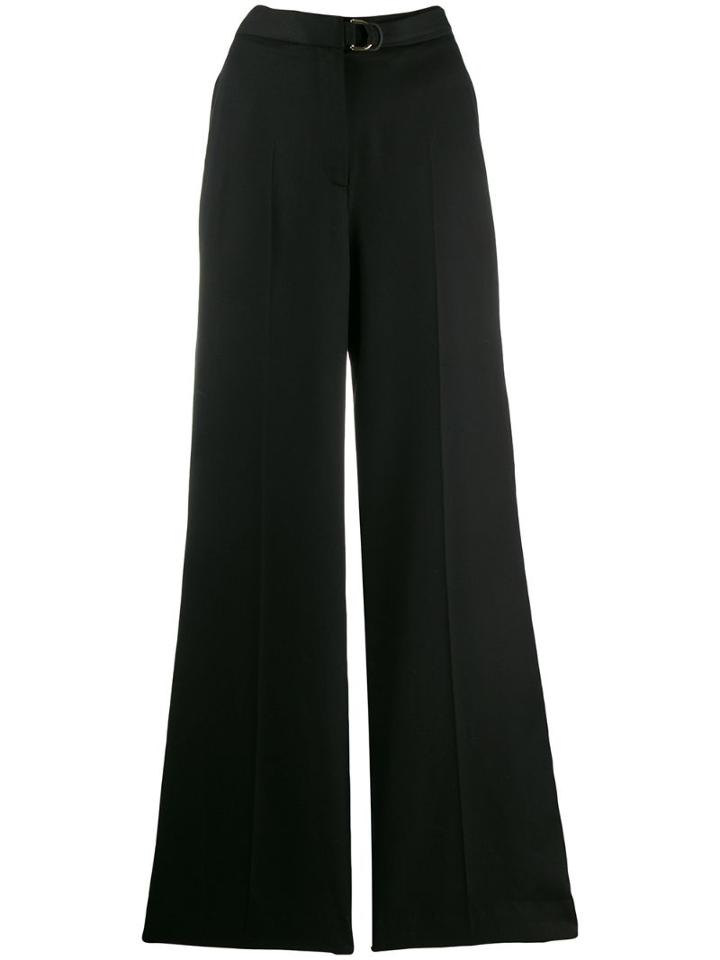 Sandro Paris Roxanne Loose-fit Trousers - Black