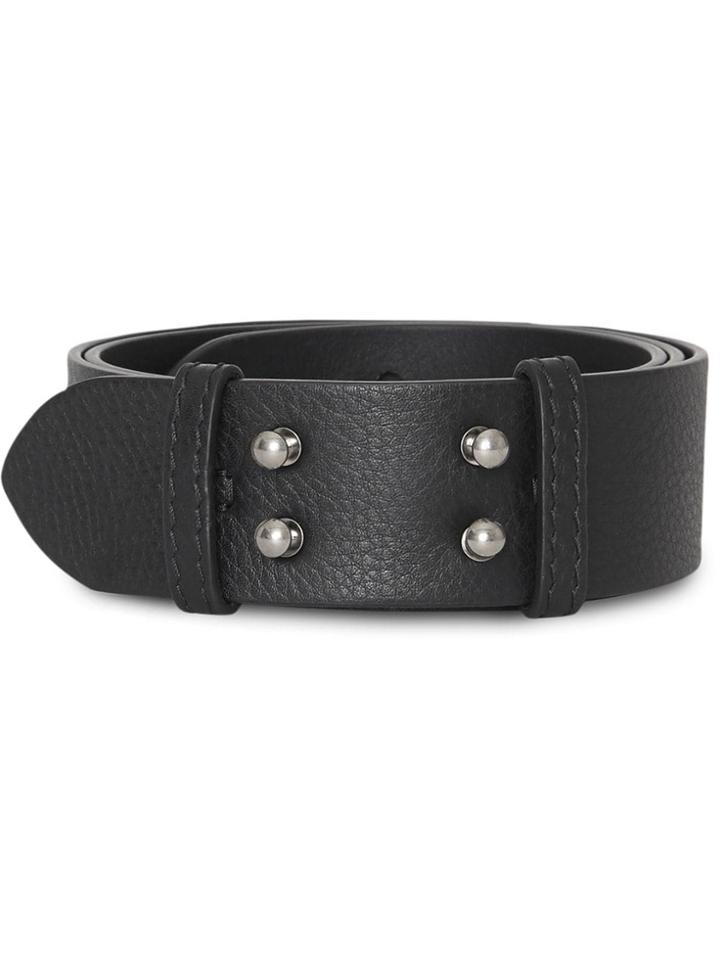 Burberry The Small Belt Bag Grainy Leather Belt - Black