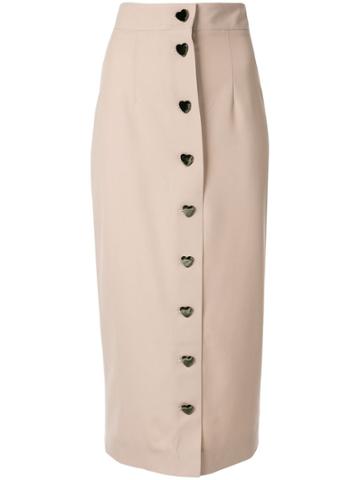 George Keburia Beige Skirt - Brown