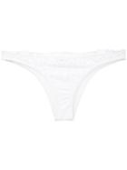 Ermanno Scervino - Lace Bikini Bottoms - Women - Polyamide/spandex/elastane - I, White, Polyamide/spandex/elastane