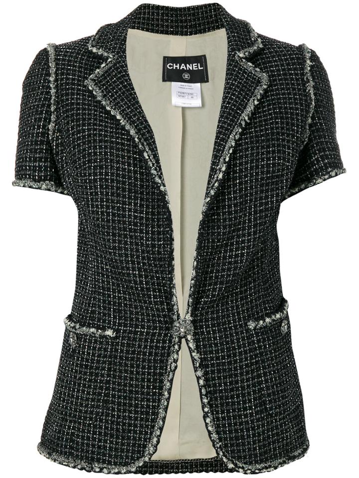 Chanel Vintage Single Breasted Jacket - Black