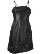 Alexa Chung Frill Trim Mini Dress - Black