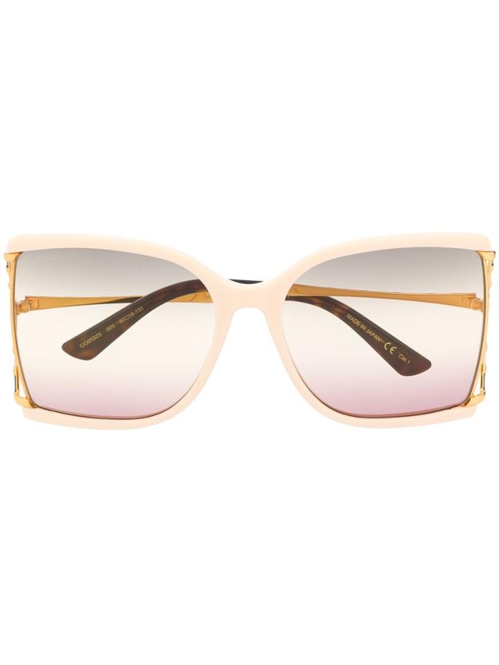 Gucci Eyewear Square Sunglasses - Pink