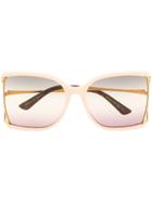 Gucci Eyewear Square Sunglasses - Pink