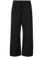 Kiko Kostadinov Loose Fit Cropped Trousers - Black