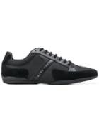 Boss Hugo Boss Panelled Low-top Sneakers - Black