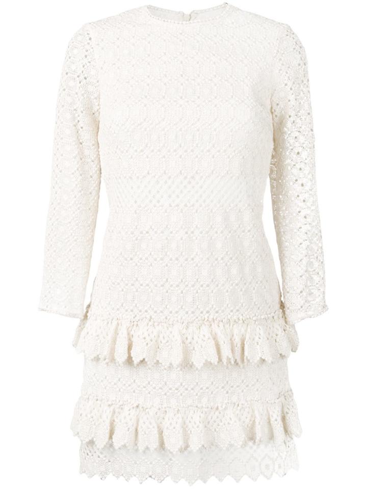 Philosophy Di Lorenzo Serafini Lace Mini Dress - White