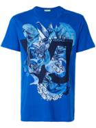 Versace Jeans Vj Print T-shirt - Blue