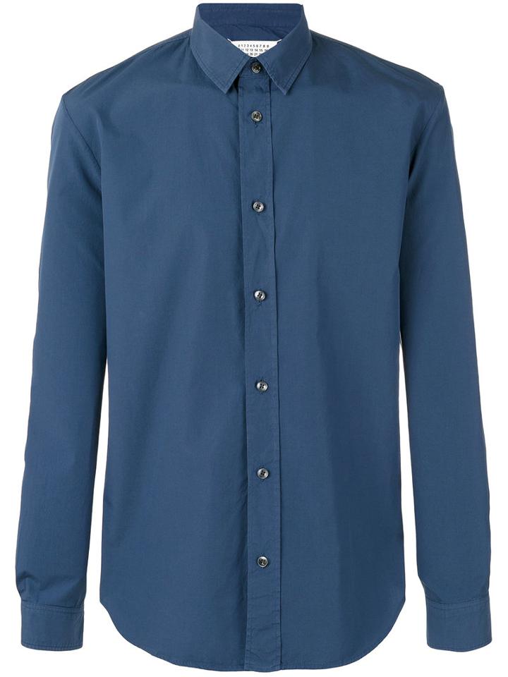 Maison Margiela - Classic Shirt - Men - Cotton - 41, Blue, Cotton