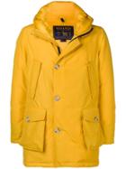 Woolrich Hooded Down Coat - Yellow
