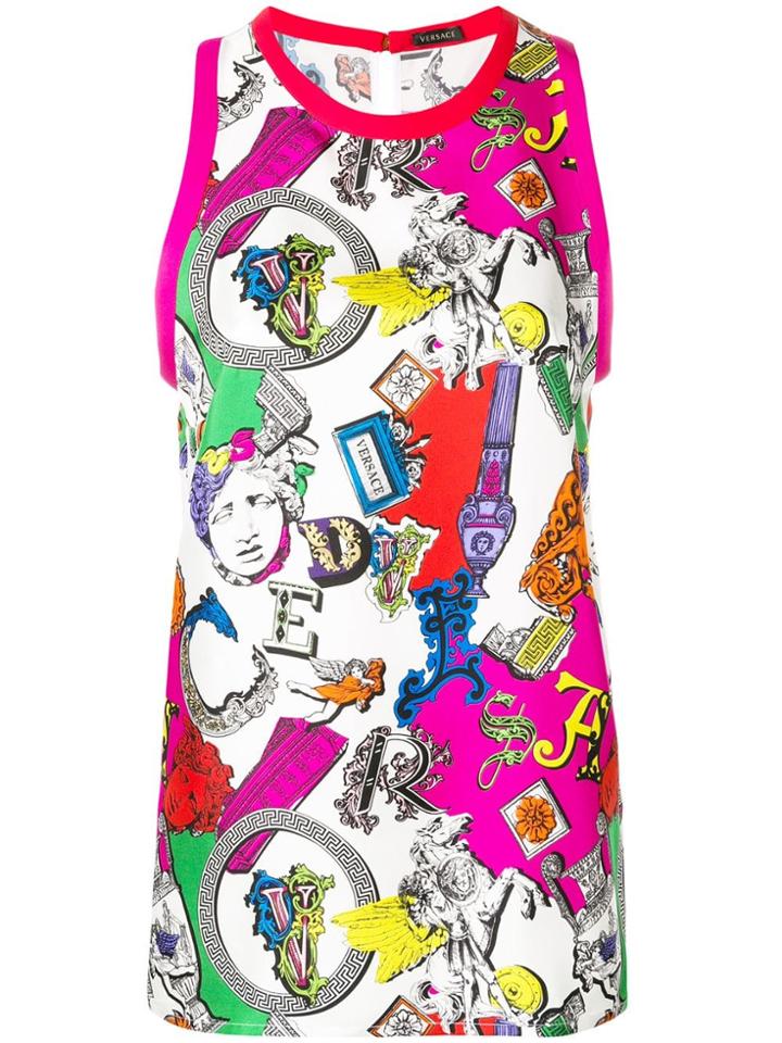 Versace Sleeveless Top - Pink