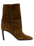 Saint Laurent Slip-on Boots - Brown