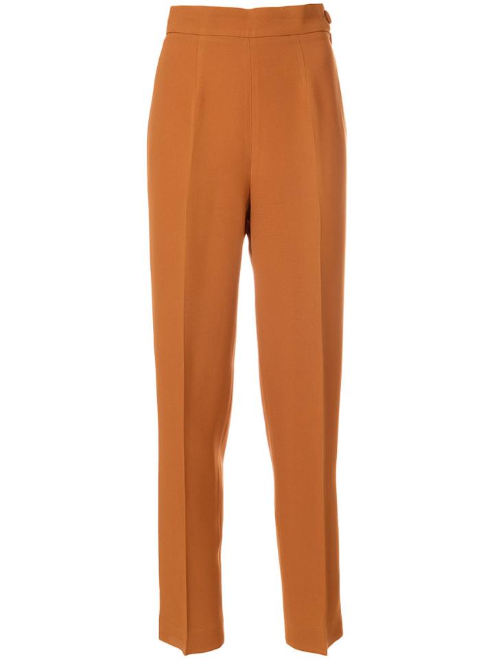 Moschino Vintage Tailored Trousers - Brown