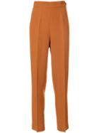 Moschino Vintage Tailored Trousers - Brown