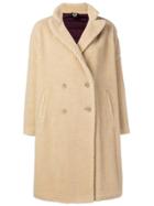 Colmar Faux Shearling Double-breasted Coat - Neutrals