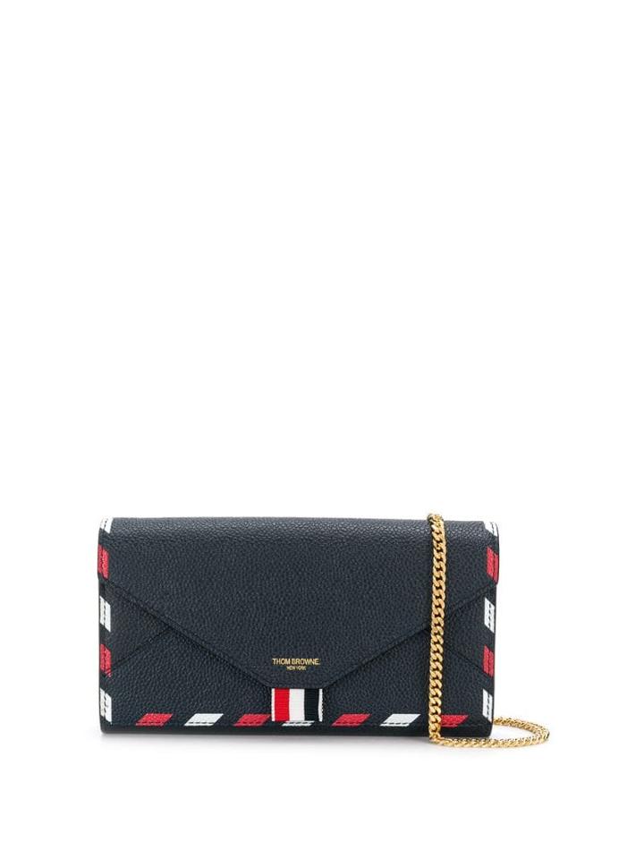 Thom Browne Envelope Clutch Bag - Blue