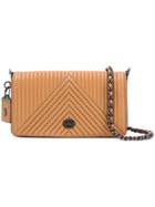 Coach Quilted Dinky Bag - Brown