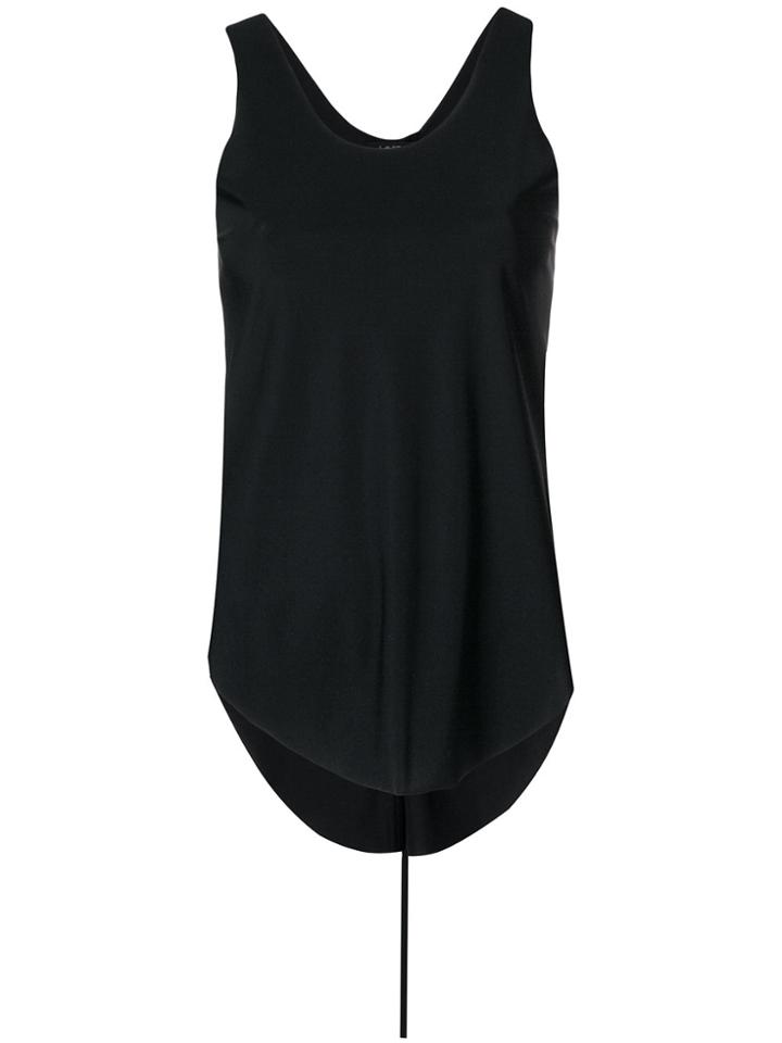 Lost & Found Ria Dunn Curved Hem Tank - Black