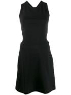 Love Moschino Crossover Strap Dress - Black