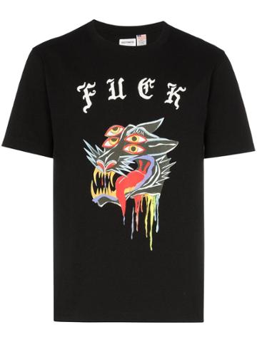 Wacko Maria Dragon Print T-shirt - Black