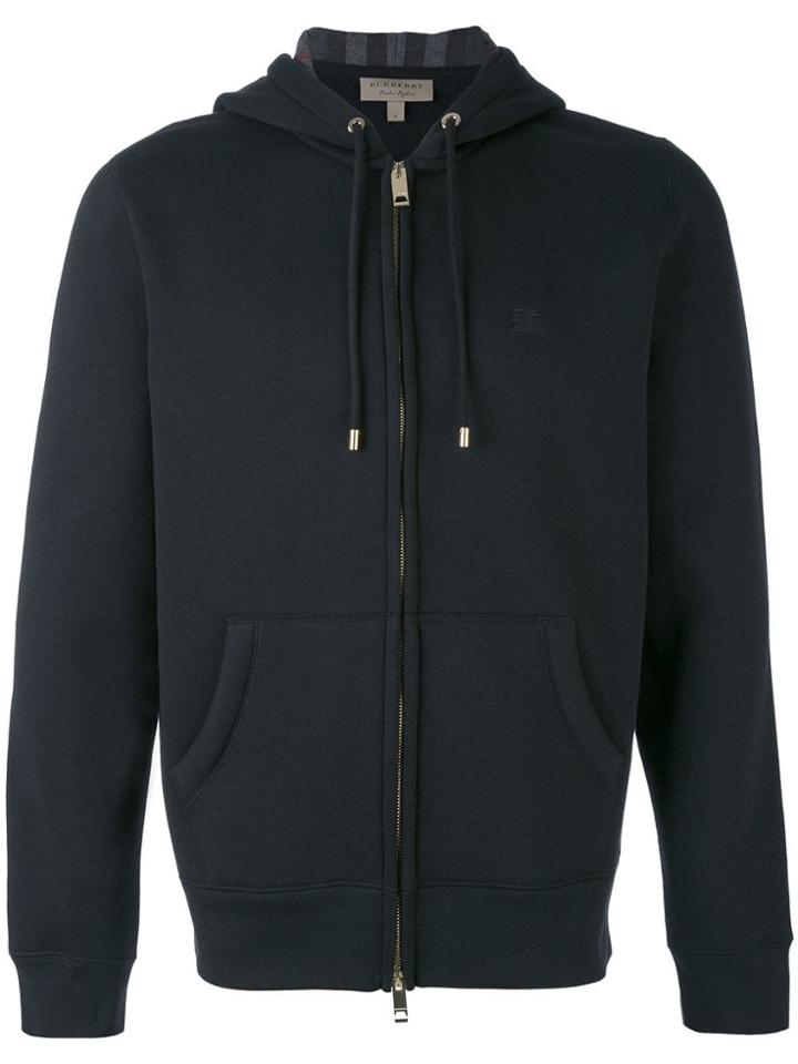 Burberry Zipped Hoodie - Black