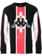 Marcelo Burlon County Of Milan Kappa Print Sweatshirt - Black