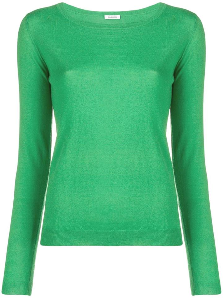 P.a.r.o.s.h. Fine Knit Sweater - Green