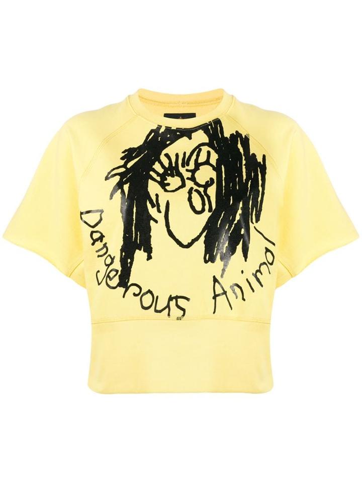 Vivienne Westwood Anglomania Printed 'dangerous Animal' T-shirt -