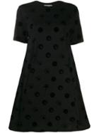 Mcq Alexander Mcqueen Spot Motif T-shirt Dress - Black