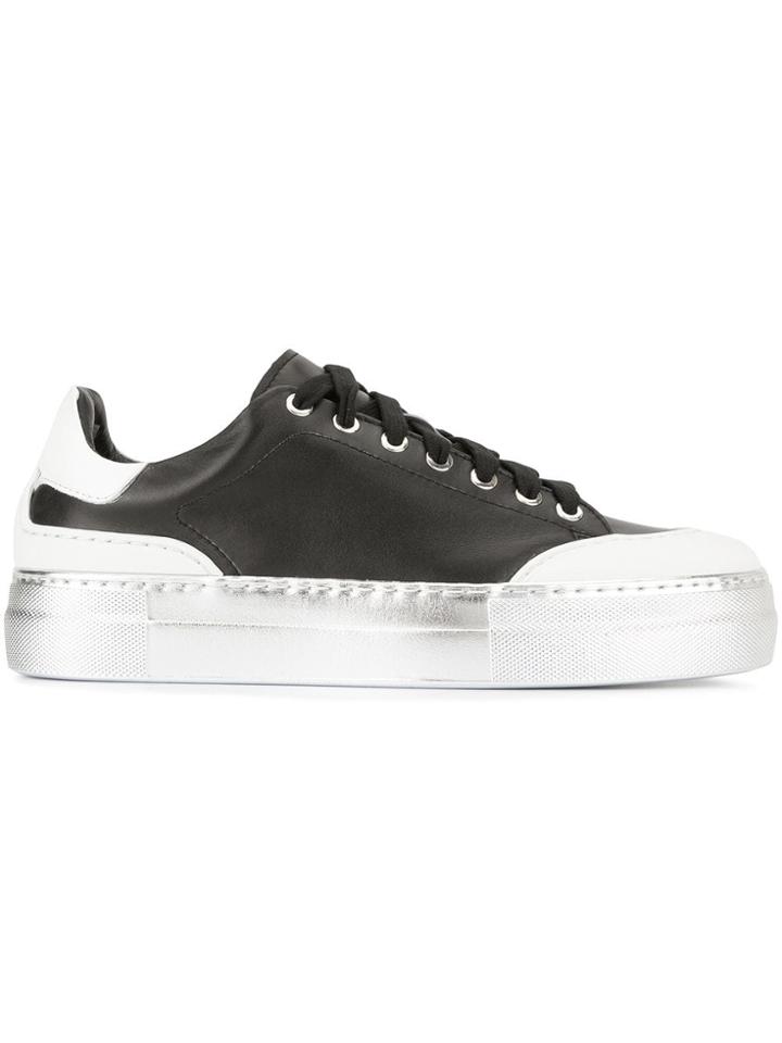 No21 Metallic Sole Sneakers - Black
