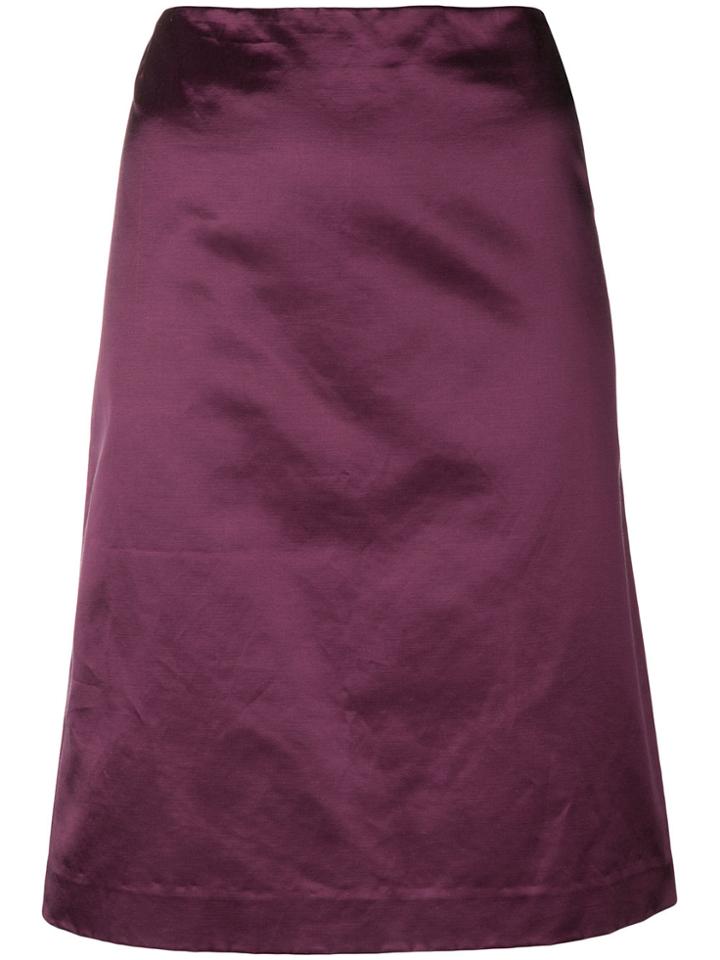Romeo Gigli Vintage Straight Short Skirt - Pink & Purple