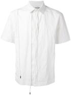Chalayan String Shortsleeved Shirt, Men's, Size: 48, White, Cotton/metal