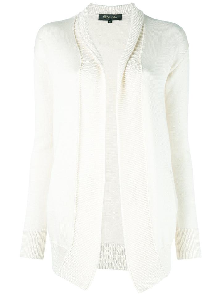 Loro Piana Santiago Cardigan, Women's, Size: 48, Nude/neutrals, Silk/cotton