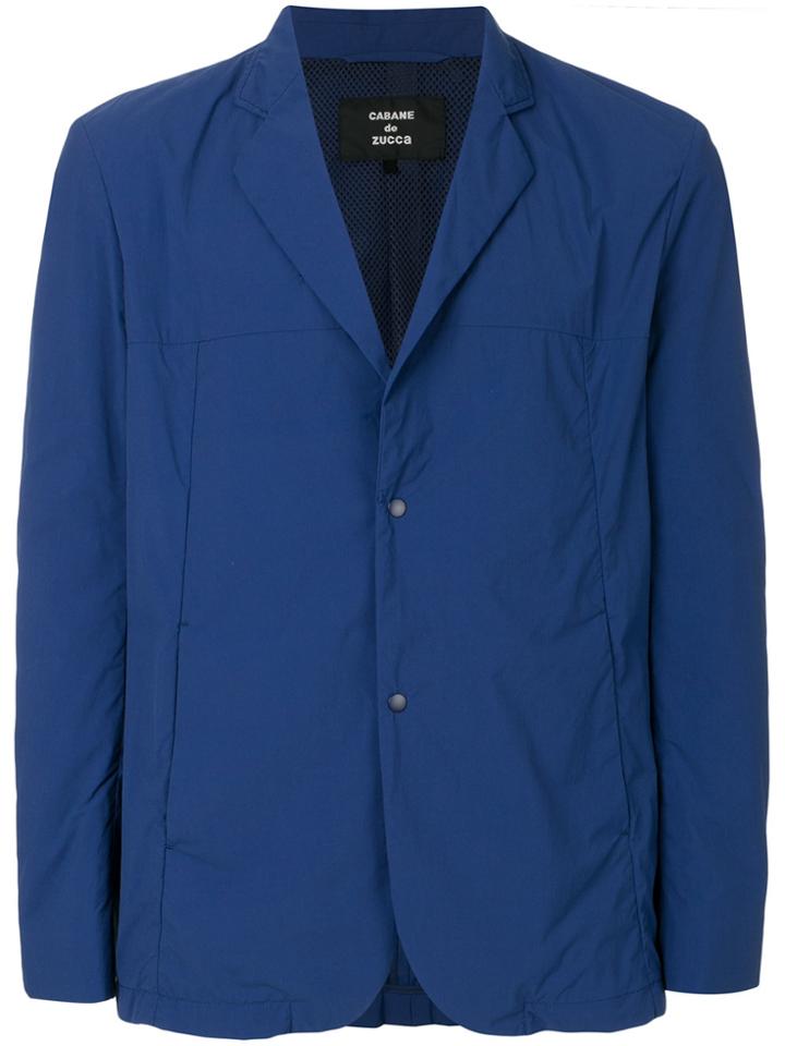 Cabane De Zucca Single Breasted Blazer - Blue