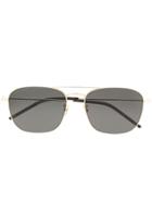 Saint Laurent Eyewear Square-shaped Sunglasses - Gold