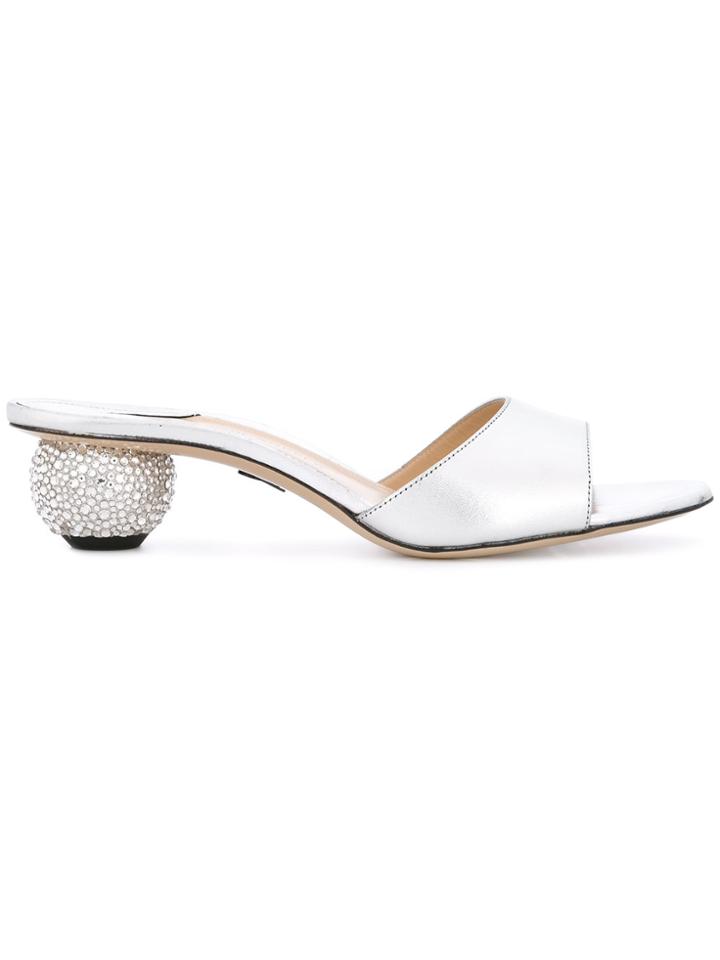 Paul Andrew Arco Mules - Metallic