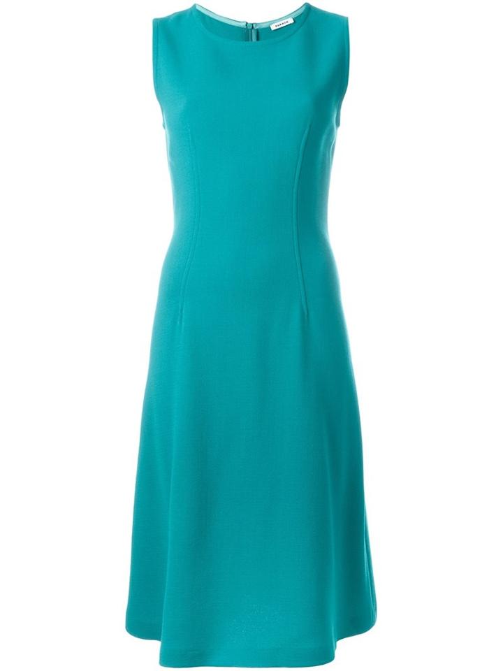 P.a.r.o.s.h. 'lakixy' Dress, Women's, Size: Medium, Blue, Wool/polyamide/spandex/elastane