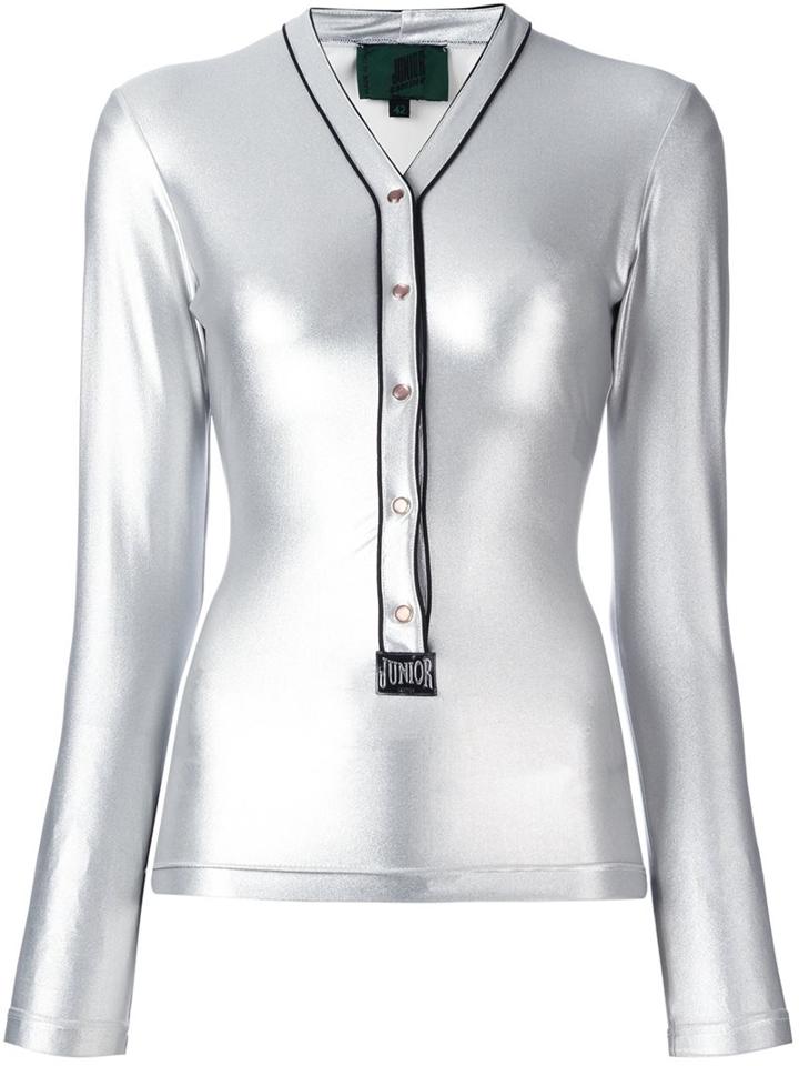 Jean Paul Gaultier Vintage Longsleeved Metallic Top