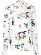 Stella Mccartney - Didi Dandy Print Shirt - Women - Cotton - 36, White, Cotton
