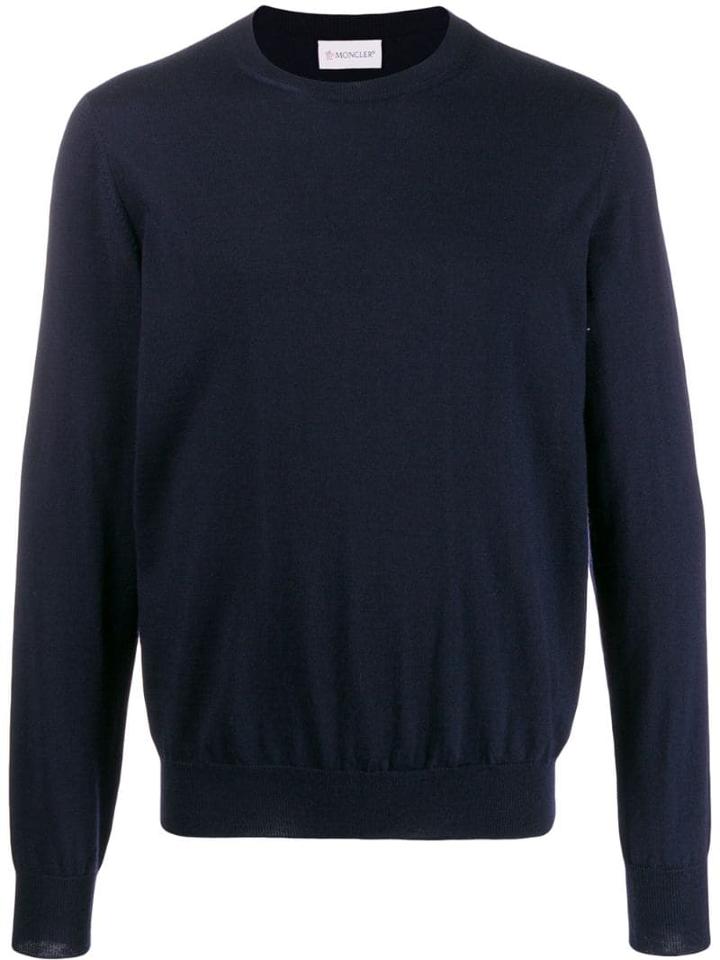 Moncler Logo Roll Neck Jumper - Red