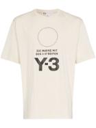 Y-3 Y3 Stcked Logo Ss Tee Gry - Unavailable