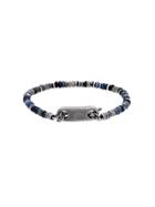 M. Cohen Multicoloured 9mm Silver Plated Bracelet - Blue