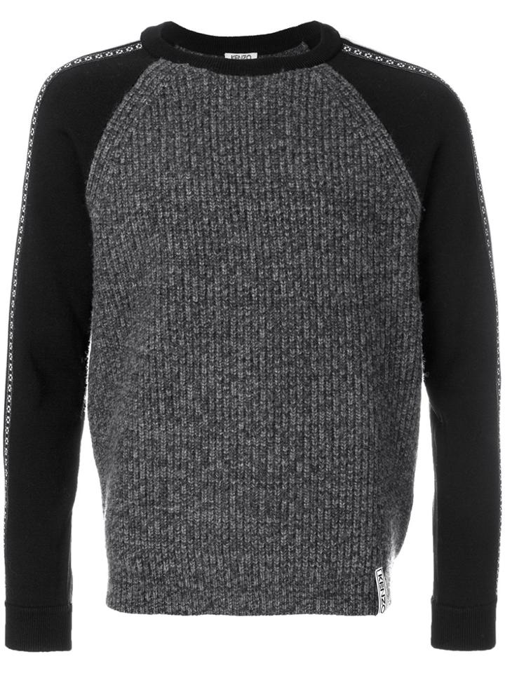 Kenzo Ribbed Sweatshirt - Grey