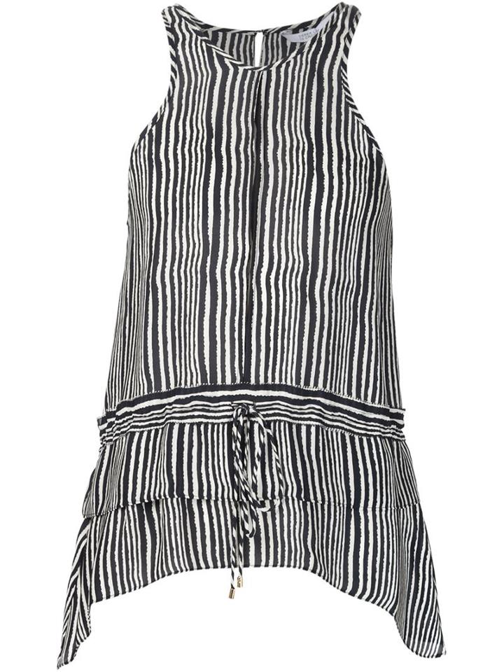 Derek Lam 10 Crosby Striped Peplum Blouse