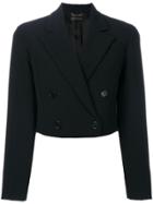 Versace Cropped Jacket - Black